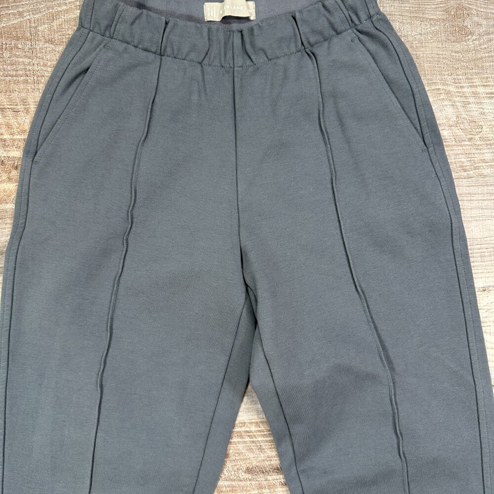 Everlane Dream Pant Elastic Waist Tapered Leg Knit Pants Slate Women XS - Picture 6 of 13